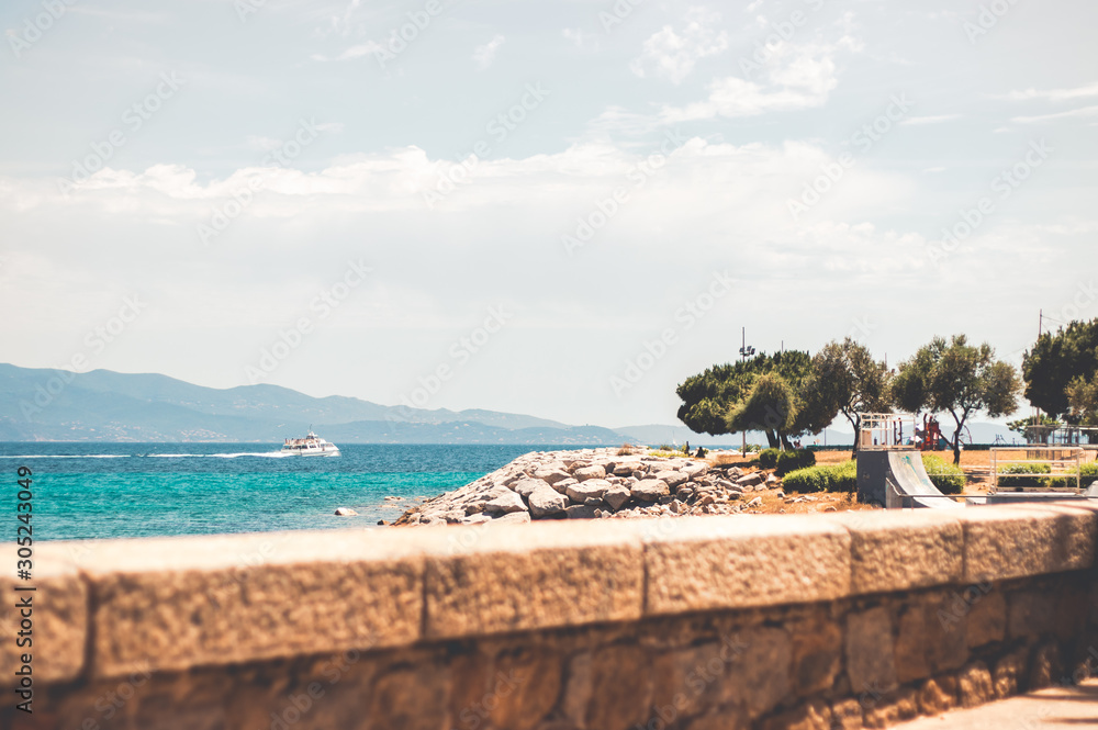 Fototapeta premium Küste von Ajaccio, Korsika