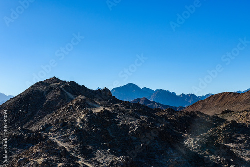 Mountains in arabian desert not far from the Hurghada city, Egypt © ihorbondarenko