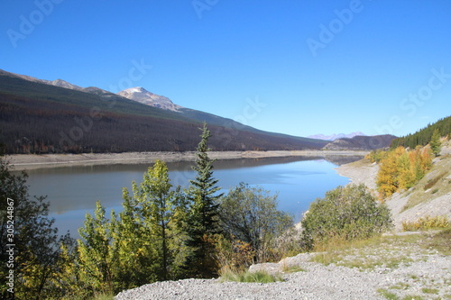 Blue Of Medicine Lake, Jasper National Park, Alberta