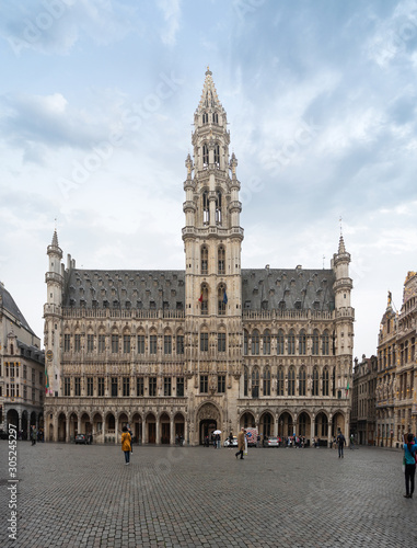 Town hall on the Grand place, Brussels, Belgium