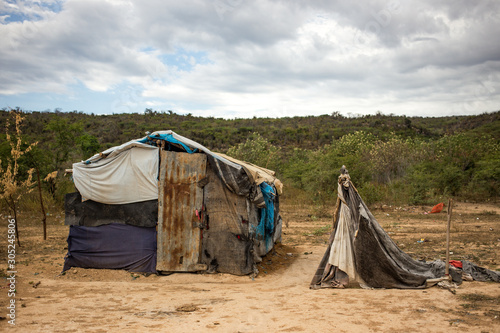 Refugee camp in Haiti
