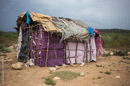 Refugee camp in Haiti