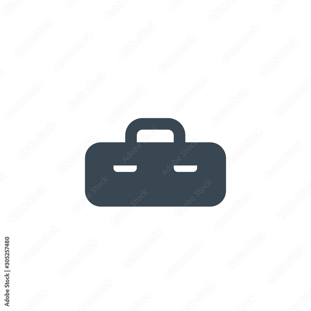 Toolbox icon. Stock Vector illustration isolated on white background. Toolbox icon. Stock Vector illustration isolated on white background.