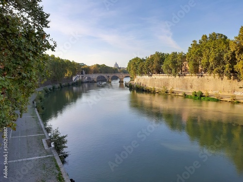 Roma - Ponte Sisto da Lungotevere Raffaello Sanzio