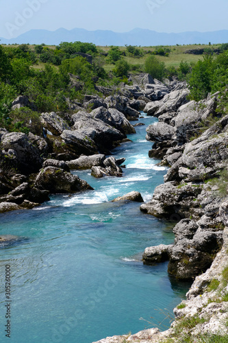 Rivière Cijevna après la cascade du Niagara - Monténégro