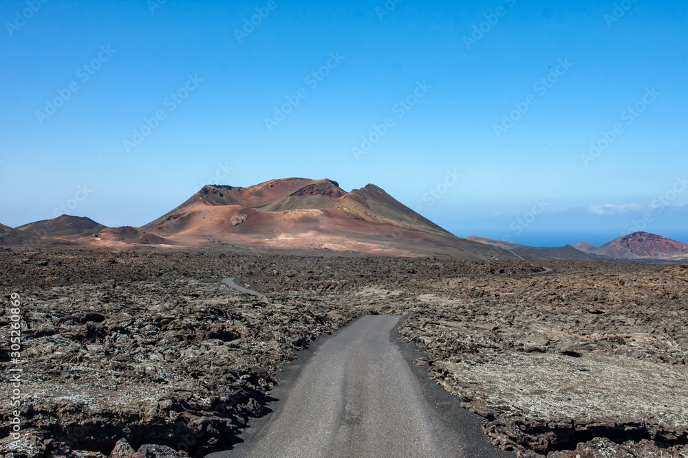 Vulkanlandschaft auf Lanzarote