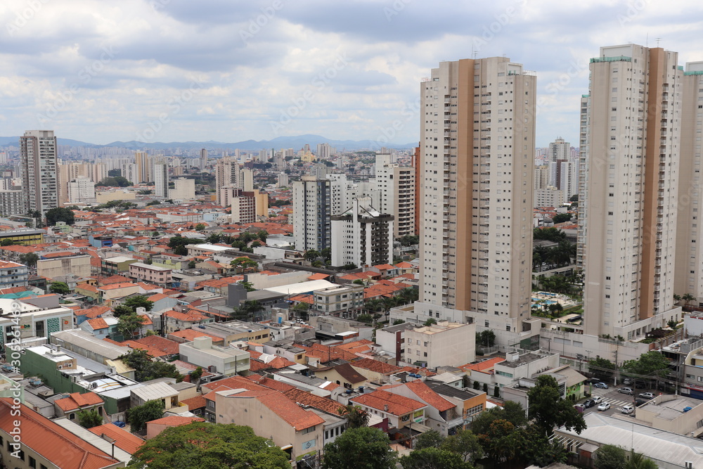 Naklejka premium view of the city