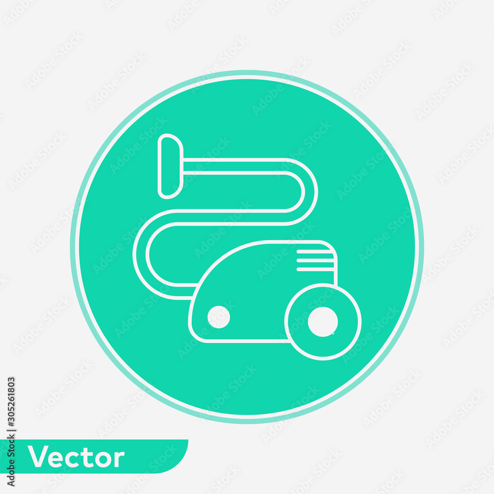 Vacuum cleaner vector icon sign symbol Vacuum cleaner vector icon sign symbol