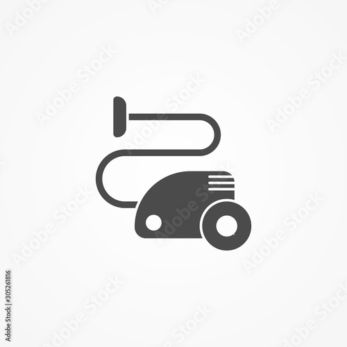 Vacuum cleaner vector icon sign symbol