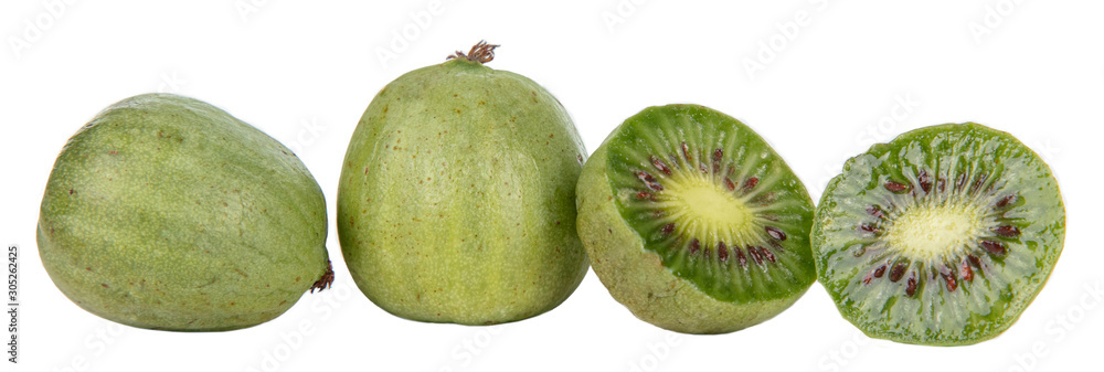Fototapeta premium Mini Siberian kiwi with cut