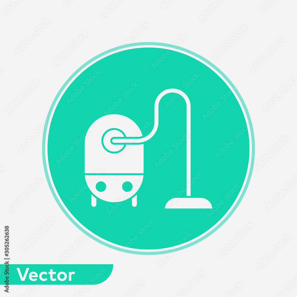 Vacuum cleaner vector icon sign symbol Vacuum cleaner vector icon sign symbol