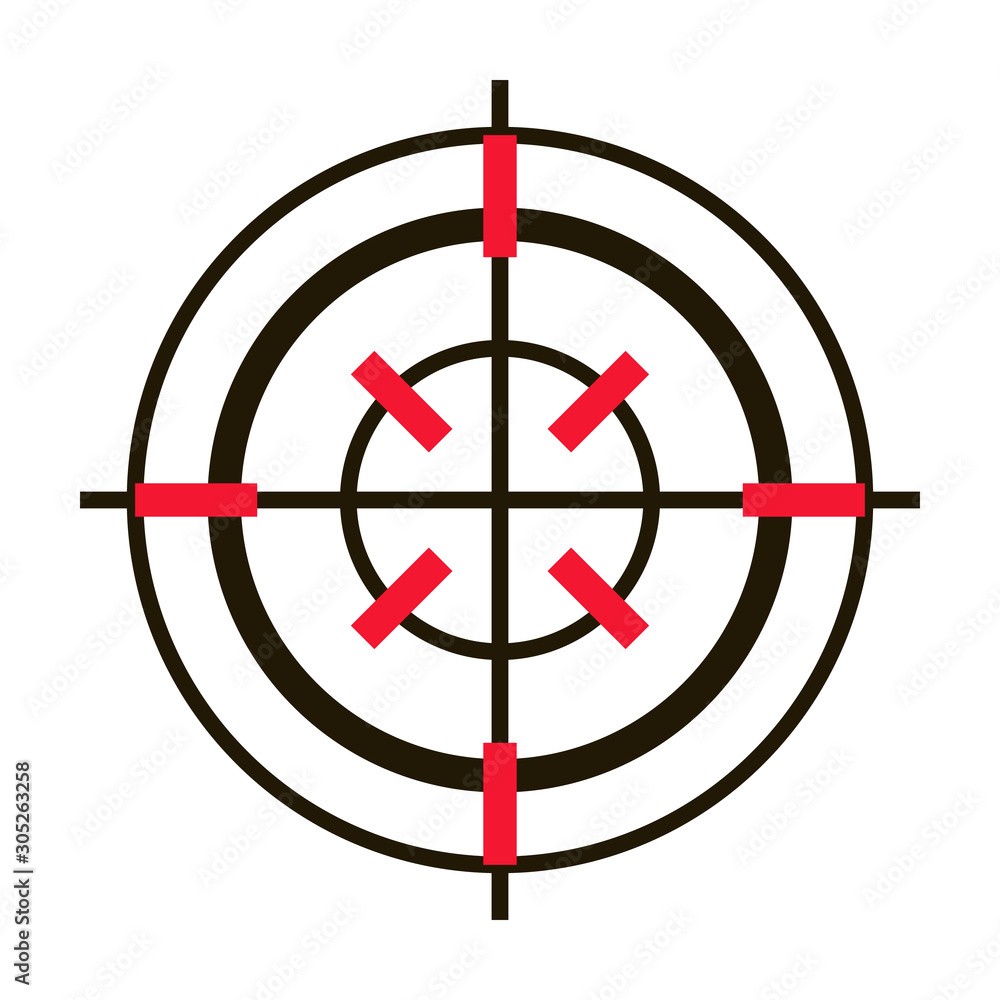 Sniper sight vector icon.Black vector icon isolated on white background sniper sight. Sniper sight vector icon.Black vector icon isolated on white background sniper sight.