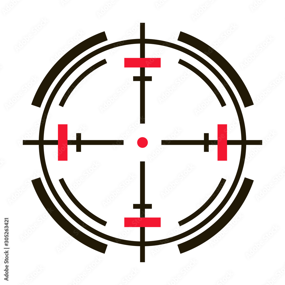 Sniper sight vector icon.Black vector icon isolated on white background sniper sight. Sniper sight vector icon.Black vector icon isolated on white background sniper sight.