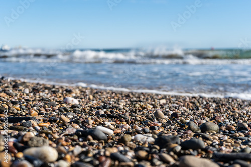 stones on the beach