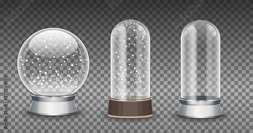 Pack of Snowglobe sphere and Domes.