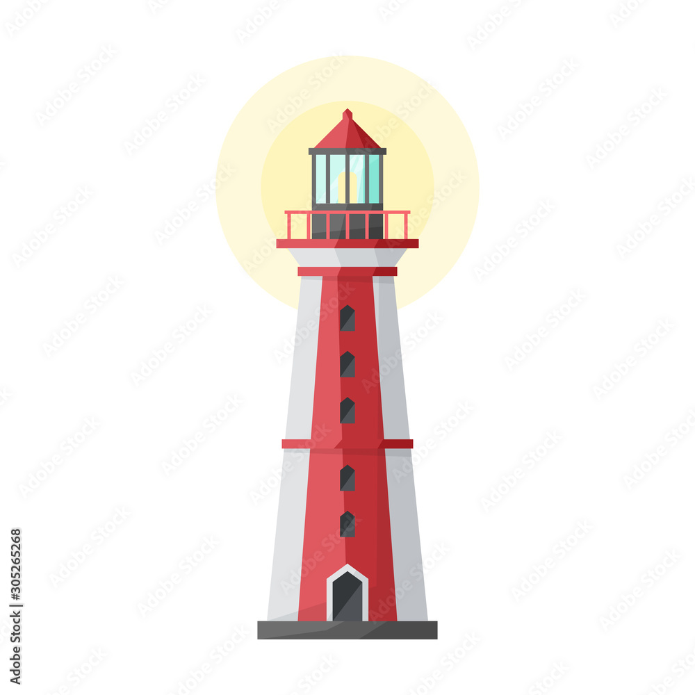 Beacon vector icon.Cartoon vector icon isolated on white background beacon. Beacon vector icon.Cartoon vector icon isolated on white background beacon.