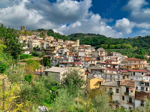 Overview of the town of Nicastro, incorporated into the larger Lamezia Terme.