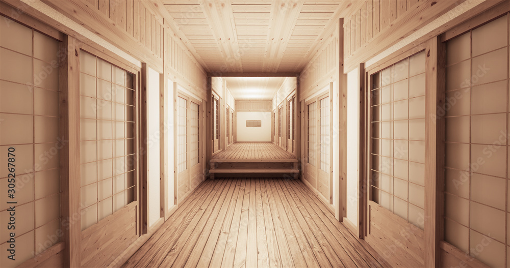 empty room tatami mat Designing the most beautiful. 3D rendering empty room tatami mat Designing the most beautiful. 3D rendering