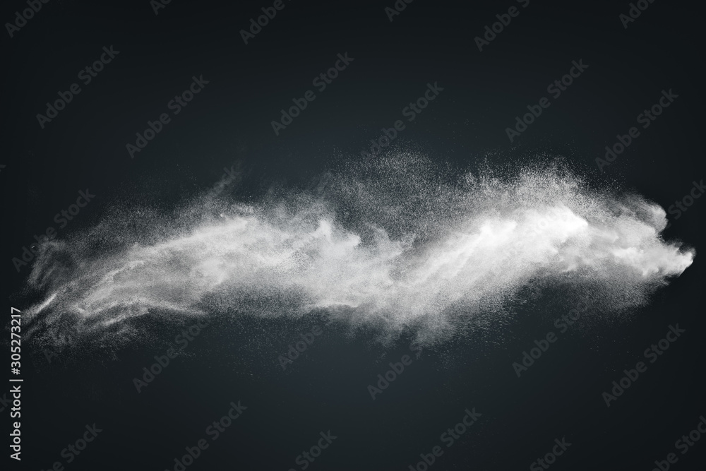 Abstrakcjonistyczny projekt białej proszka śniegu chmura <span>plik: #305273217 | autor: Svetlana Radayeva</span>
