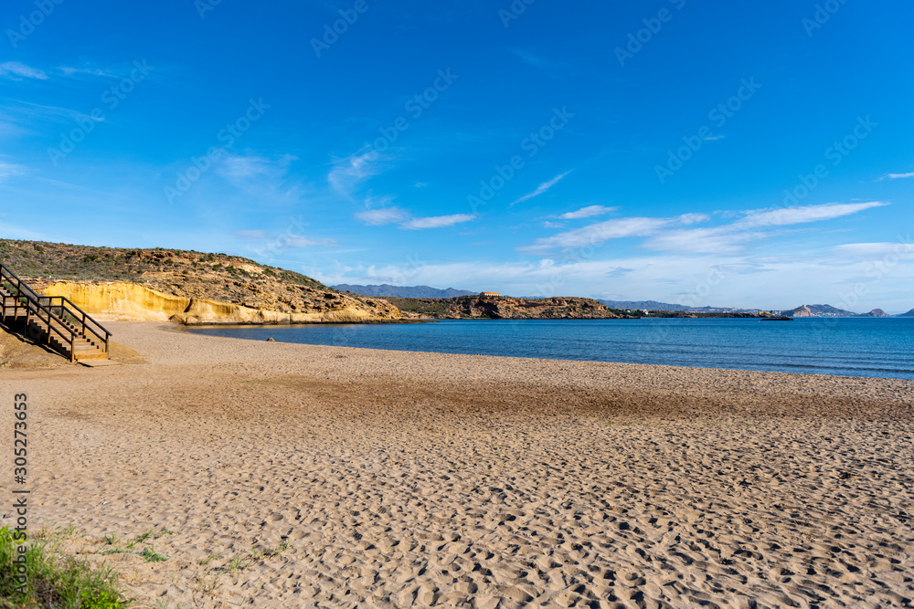 La Carolina Beach, Almería in southern Spain La Carolina Beach, Almería in southern Spain
