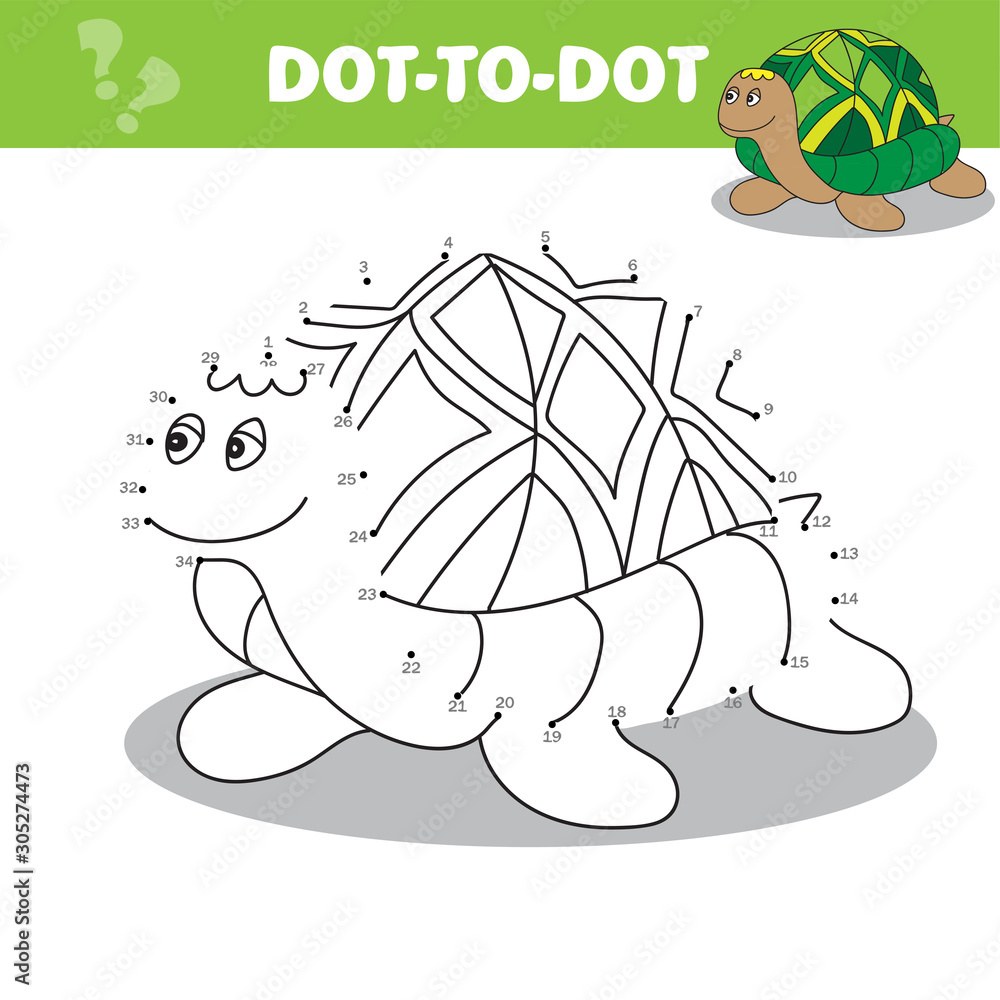 Connect the dots to draw the animal educational game for children ...