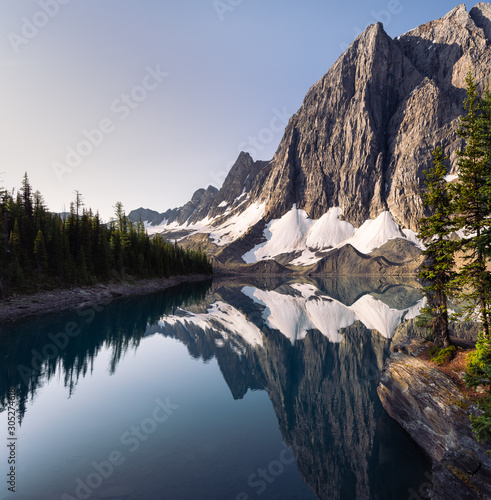 Floe Lake in British Columbia, Canada