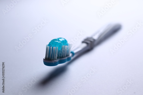 toothbrush and toothpaste