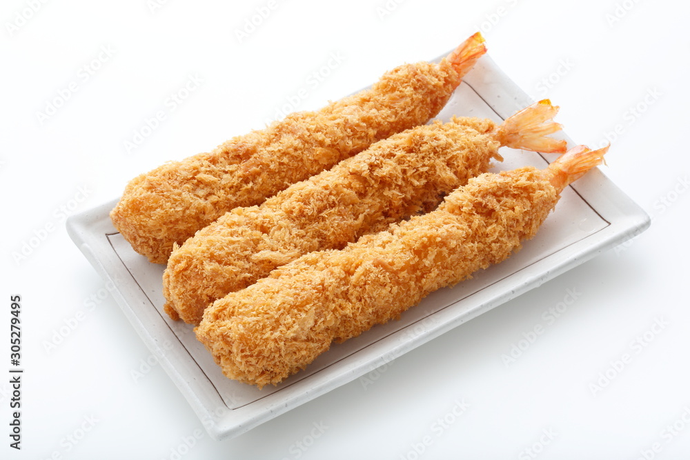 Image of common Japanese fried shrimp Image of common Japanese fried shrimp