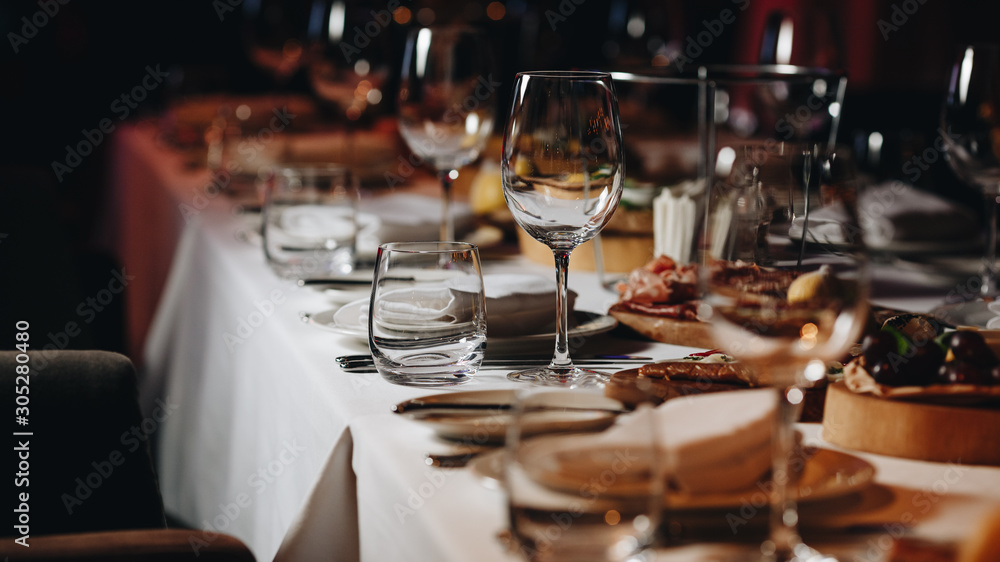luxury tableware beautiful table setting in restaurant luxury tableware beautiful table setting in restaurant
