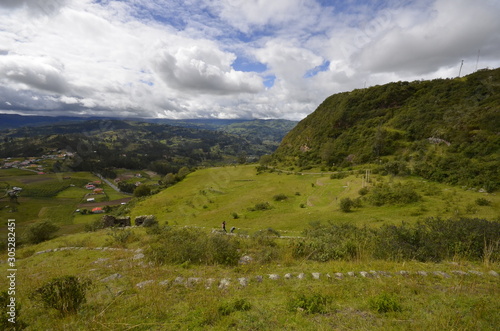 Inca ruins of Cojitambo  Ca  ar   Ecuador