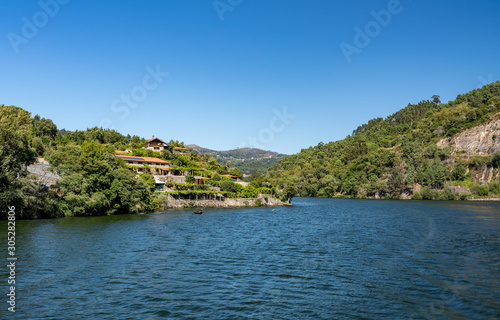 Vacation or holiday home on the banks of river Douro in Portugal