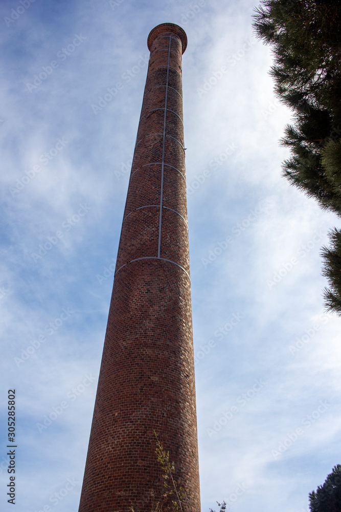 Old dynamite factory chimney