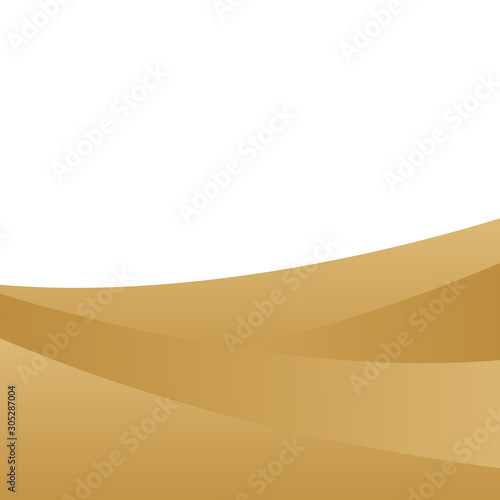 Background illustration of sand dune landscape and blank space for text
