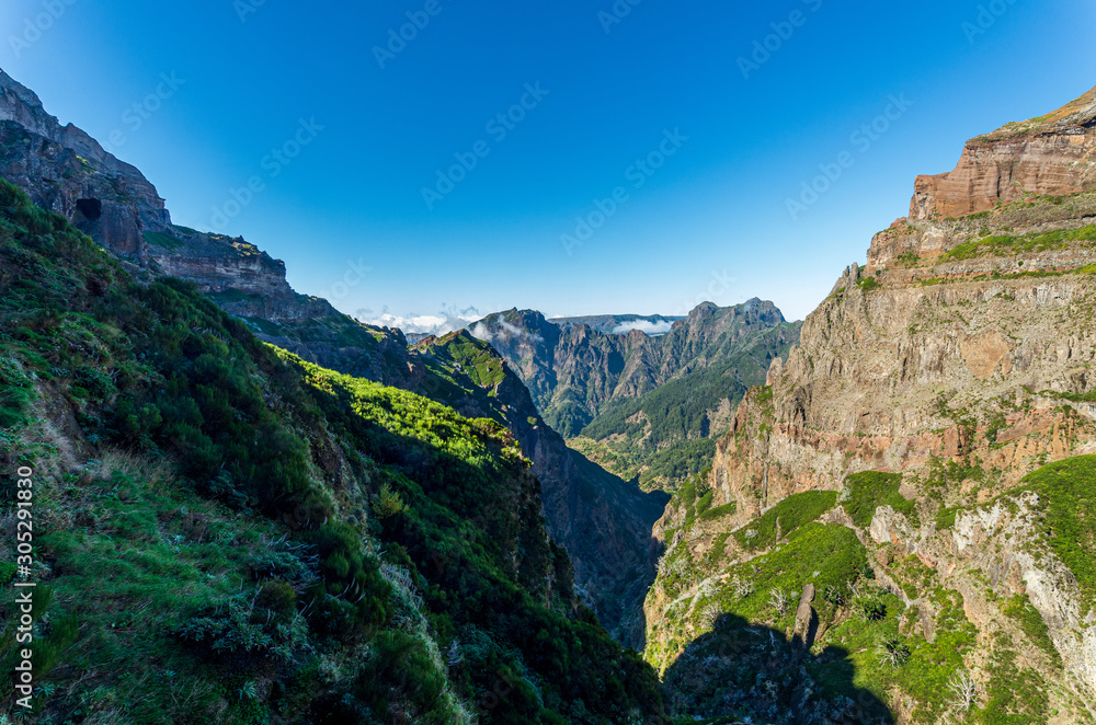 The view to the mountains