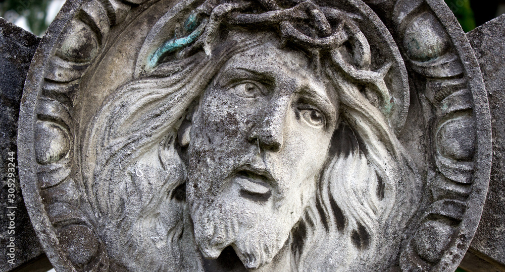 Jesus Christ is suffering on the cross. Crown of thorns Jesus Christ is suffering on the cross. Crown of thorns