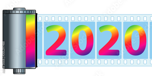 Cassette film 2020 illustration