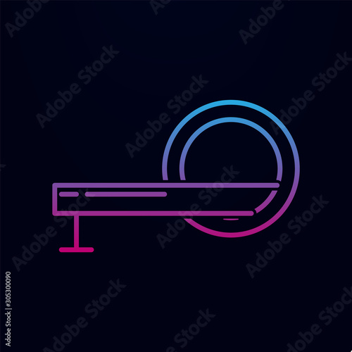 Ct scan nolan icon. Simple thin line, outline vector of medecine icons for ui and ux, website or mobile application