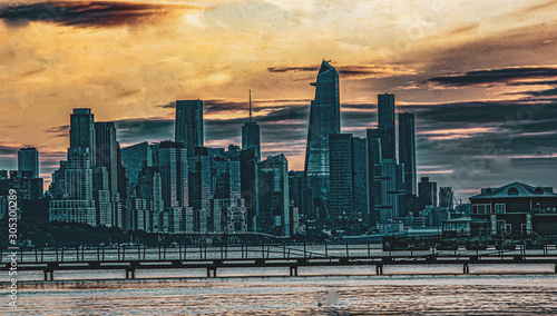 Lower Manhattan from NJ