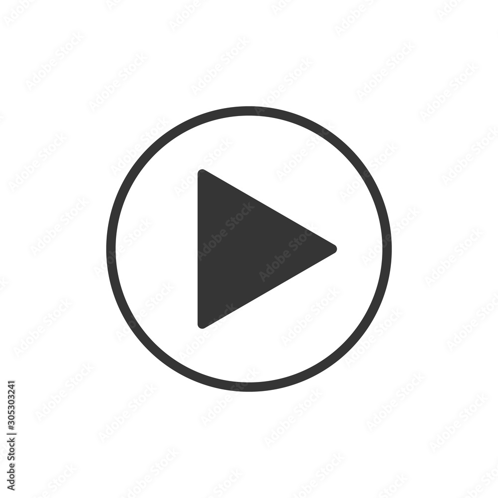 Vector Play button. Vector Play button.