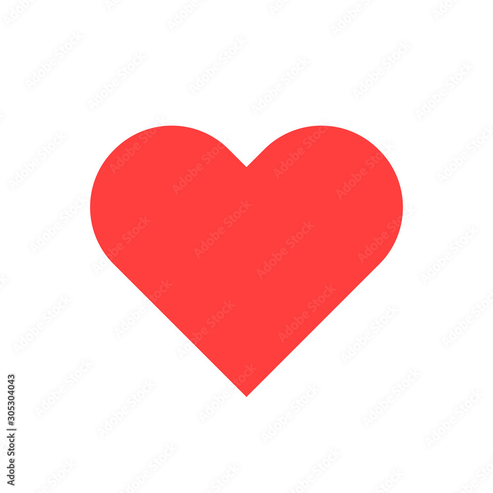 Heart icon - vector