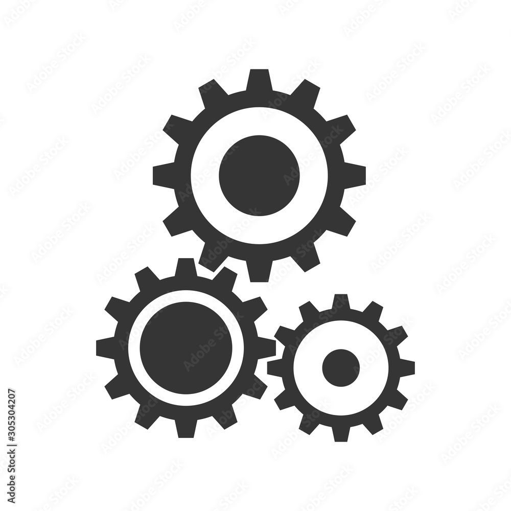 Gear icon - vector