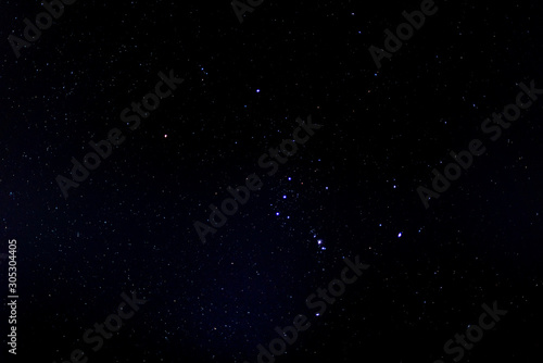 Starry night sky. Stars in the dark night sky.