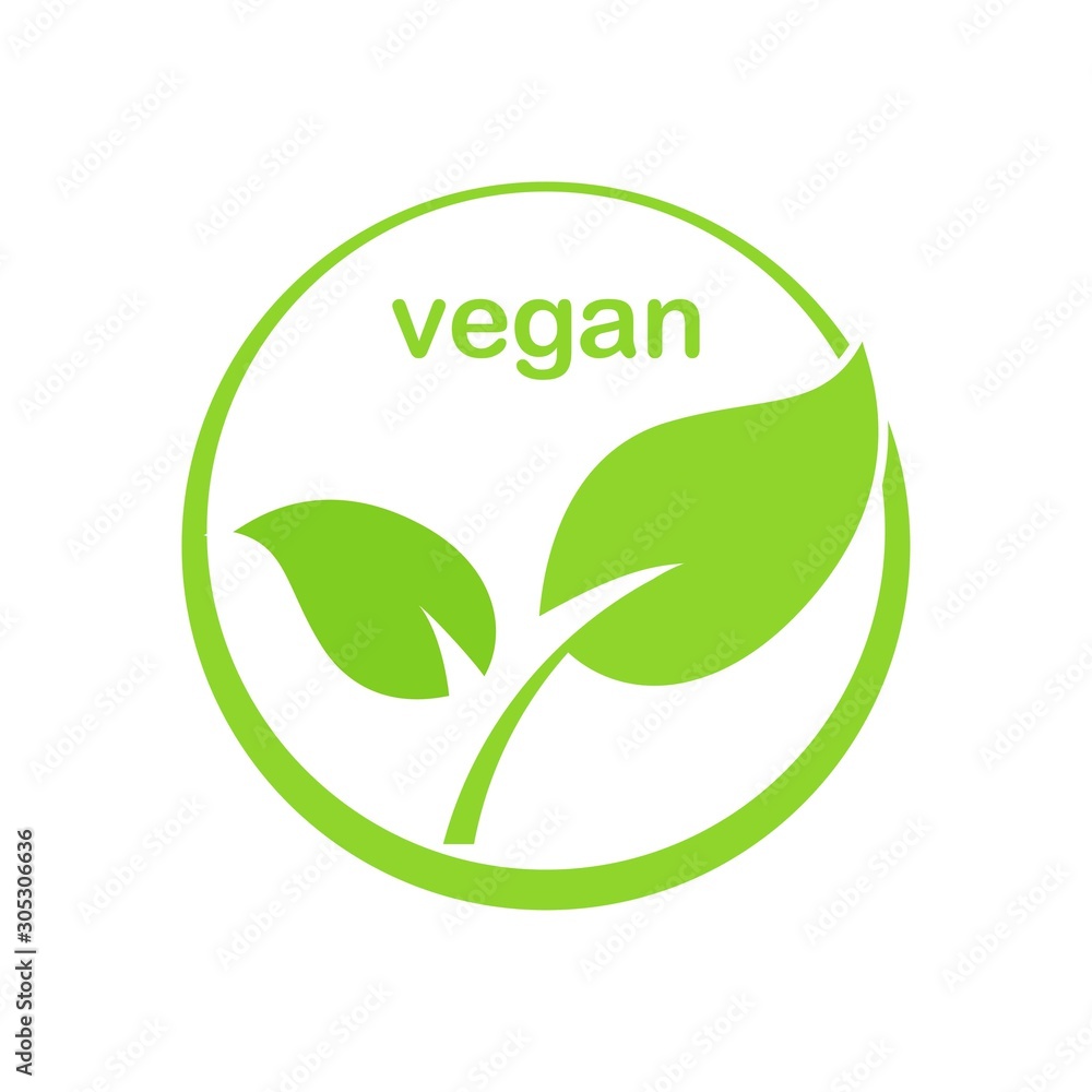 Green Vegan Product Vector Icon Green Vegan Product Vector Icon