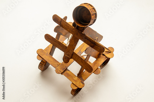 Fotografia, Obraz model of a Roman catapult