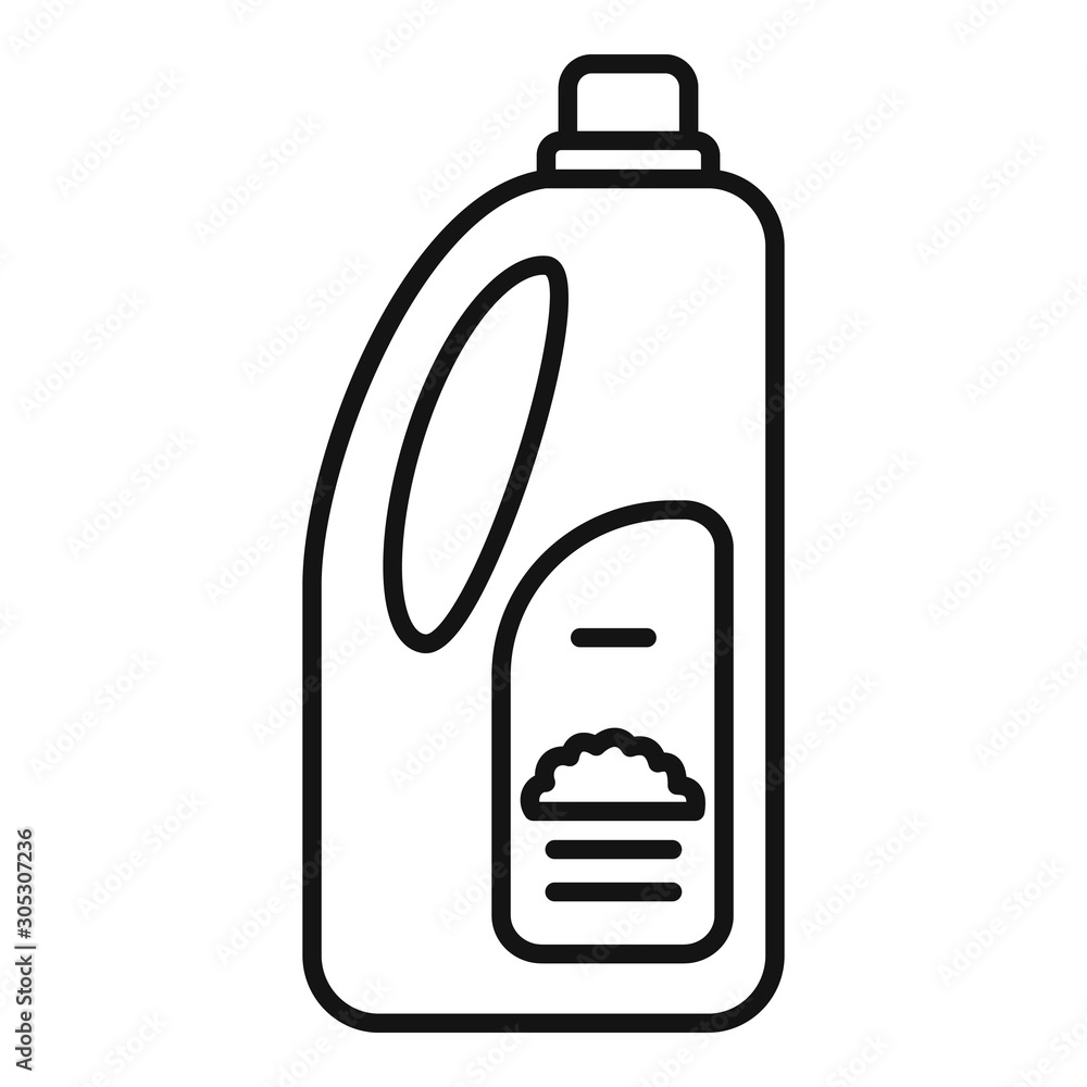 Soil bottle fertilizer icon. Outline soil bottle fertilizer vector icon for web design isolated on white background Soil bottle fertilizer icon. Outline soil bottle fertilizer vector icon for web design isolated on white background