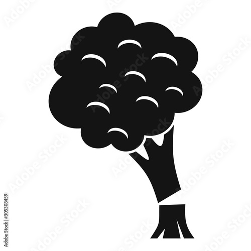 Tree deforestation icon. Simple illustration of tree deforestation vector icon for web design isolated on white background