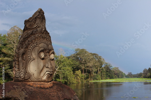 Historic figure near angkor