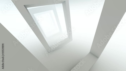 Wallpaper Mural Futuristic white Background with Frames and Bright Light Torontodigital.ca