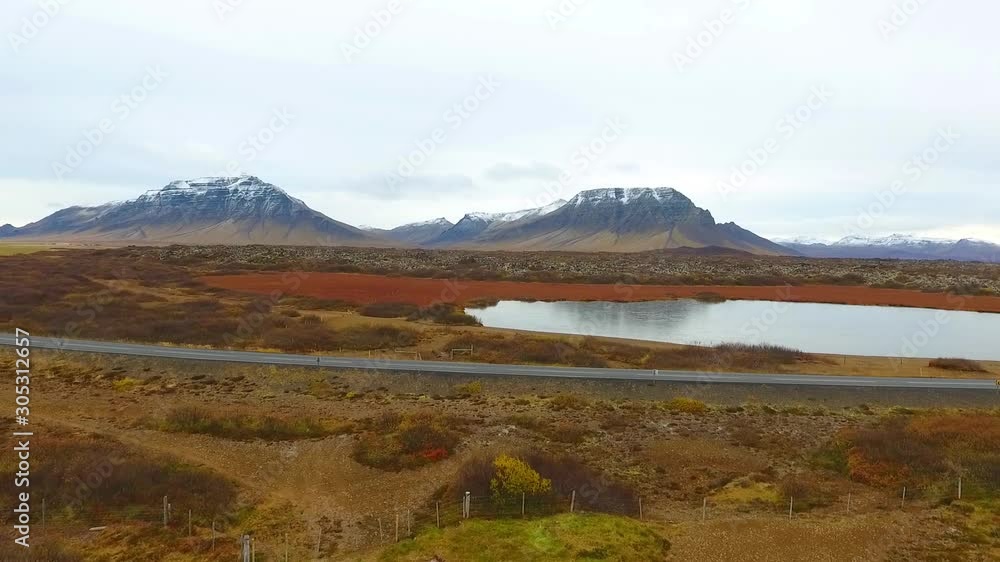 iceland nature from the dron iceland nature from the dron