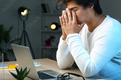 Tired Asian programmer work...